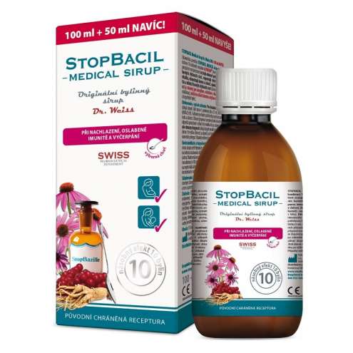 Dr.Weiss Stopbacil sirup 100+50ml